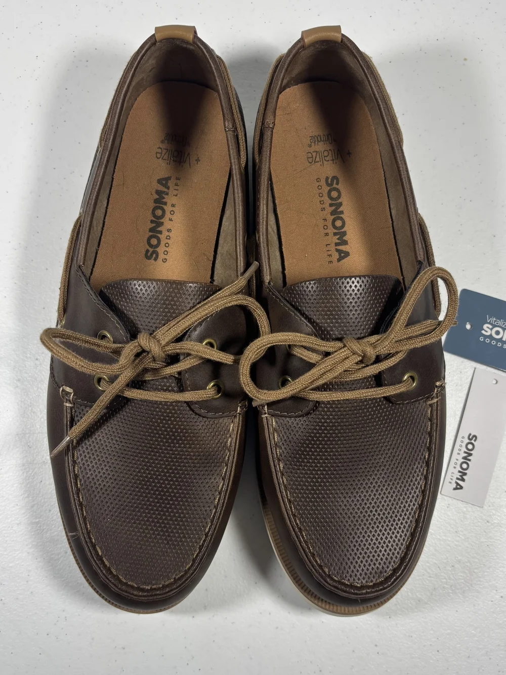 Sonoma Men's Brown Boat Shoes NWT